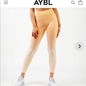 Aybl orange ombré leggings!!